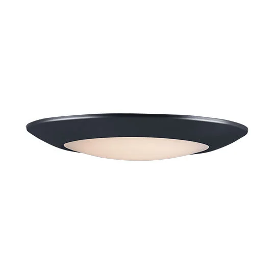 11" LED Diverse Flush Mount, 1800 Lumens, 20W, 3000K CCT, 120V, Black, Bronze, or Satin Nickel Finish