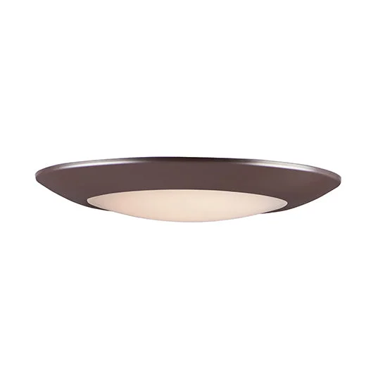 11" LED Diverse Flush Mount, 1800 Lumens, 20W, 3000K CCT, 120V, Black, Bronze, or Satin Nickel Finish - Image 2