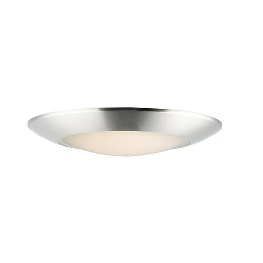 11" LED Diverse Flush Mount, 1800 Lumens, 20W, 3000K CCT, 120V, Black, Bronze, or Satin Nickel Finish - Image 3