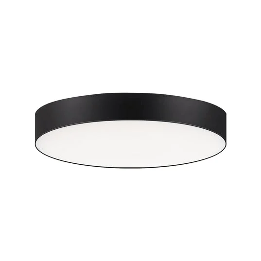 5" LED Flush Mount, 950 Lumens, 12.5W, 3000K, 120-277V, Black or White Finish