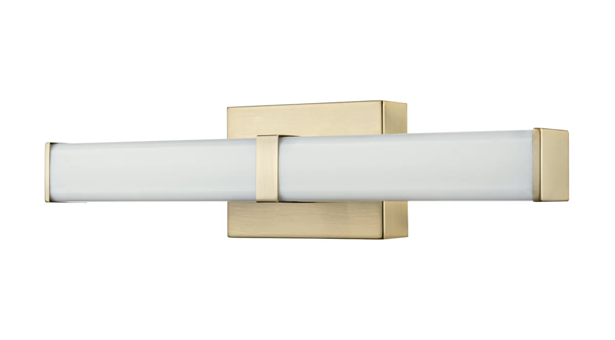 Tron 18" Bathroom Vanity LED Bath Bar - Chrome or Modern Gold