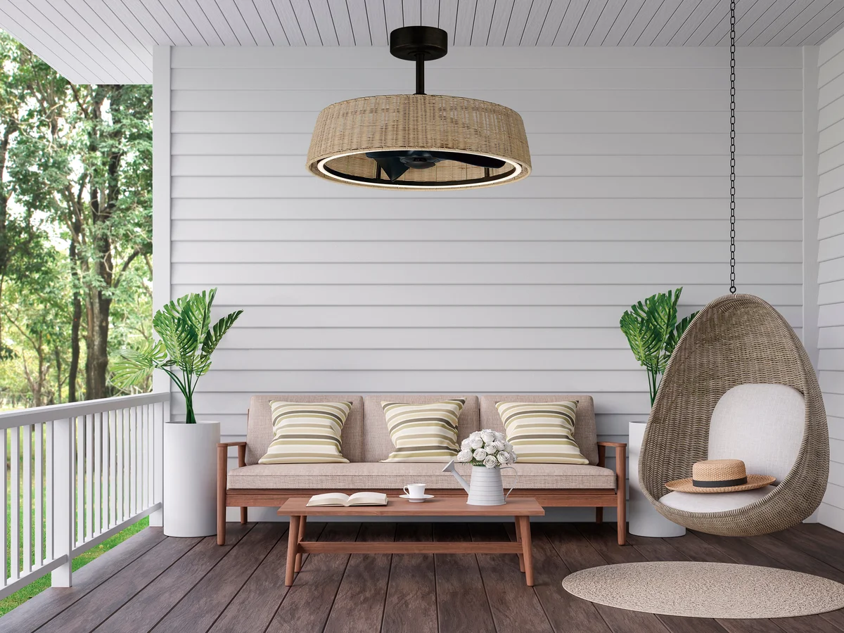 Tulum 28" Wifi-Enabled LED Fandelight - Image 2