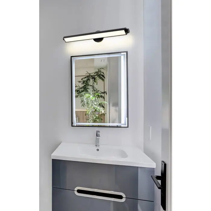 Auden 24" LED Vanity Light, CCT Selectable, 120V, Black Finish - Image 2