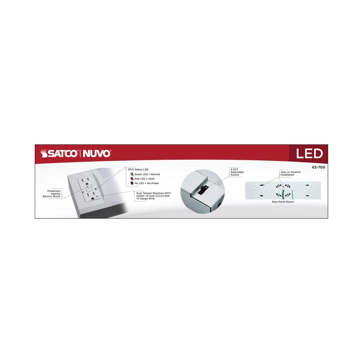 18 Inch LED Ceiling Wrap Light, 1391 Lumen Max, 14W, CCT Selectable, 120-277V - Image 8