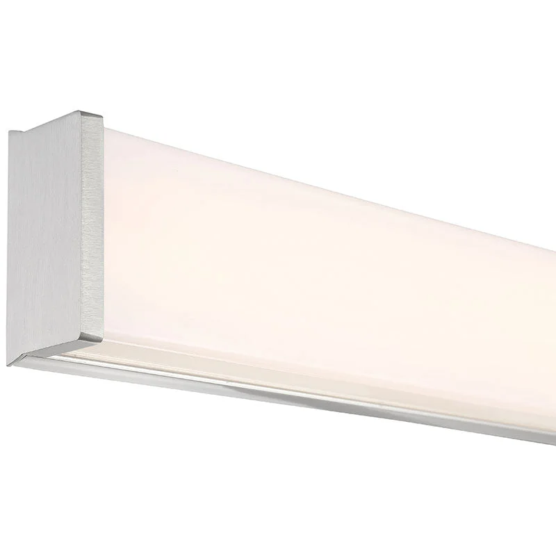 LED Vanity Light, 20W, 120V, Brushed Steel Finish, Citi Collection - Image 3