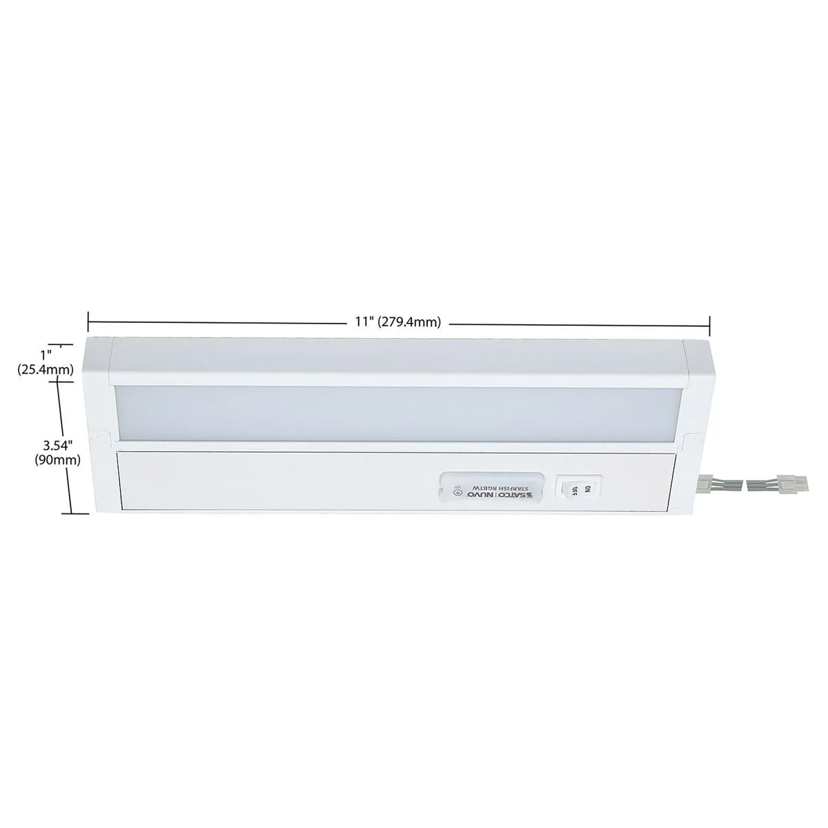 11 Inch LED Under Cabinet Light, SMART Starfish, RGB and Tunable White, White Finish - Image 21