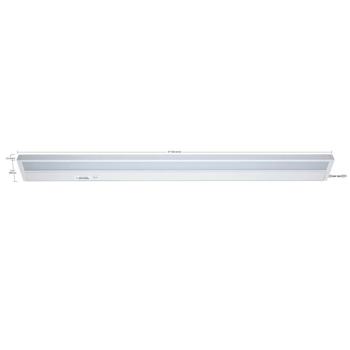 34 Inch LED Under Cabinet Light, SMART Starfish, RGB and Tunable White, White Finish - Image 19