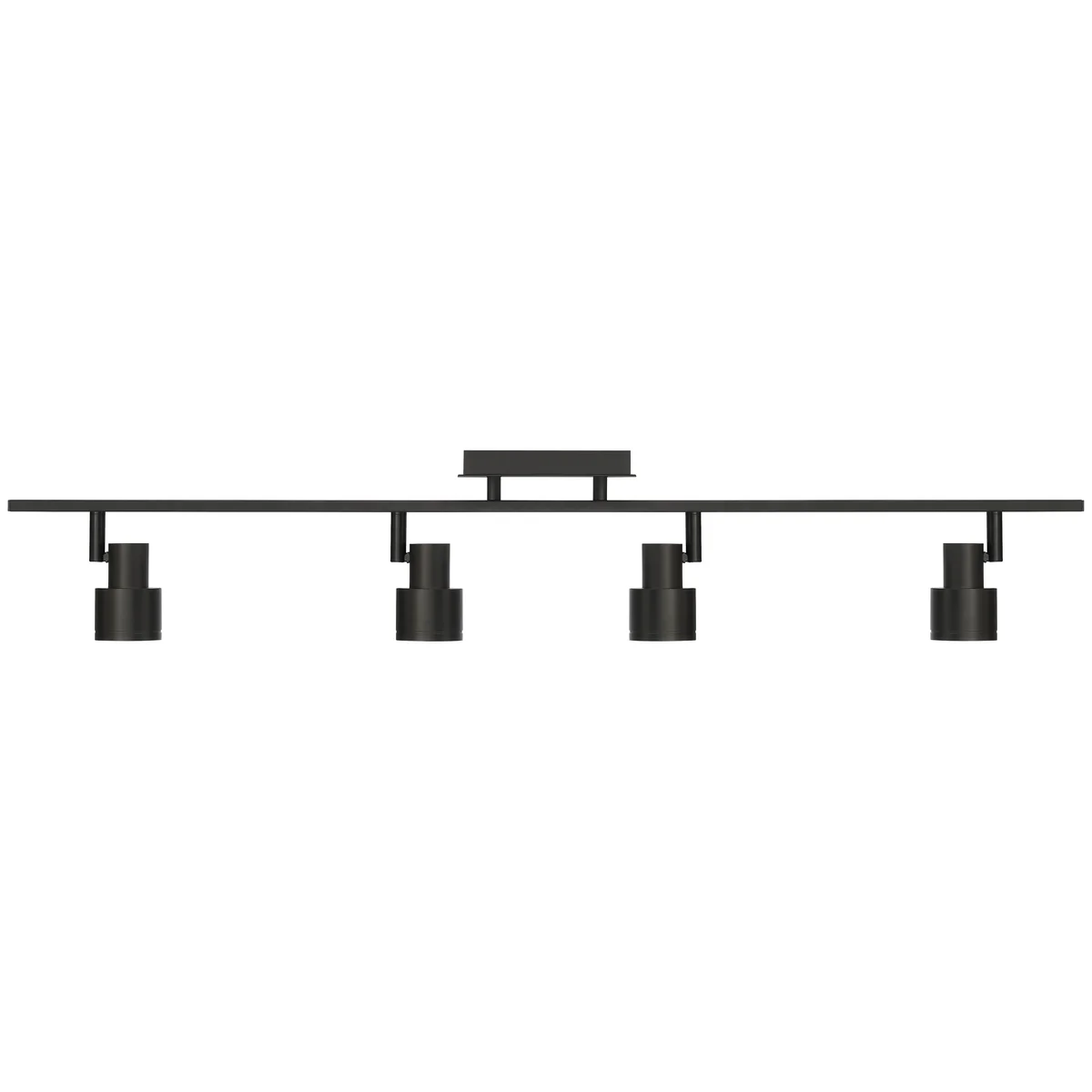 4 Light Adjustable LED Track, 2000 Lumens, Matte Black Finish, 120V - Image 6