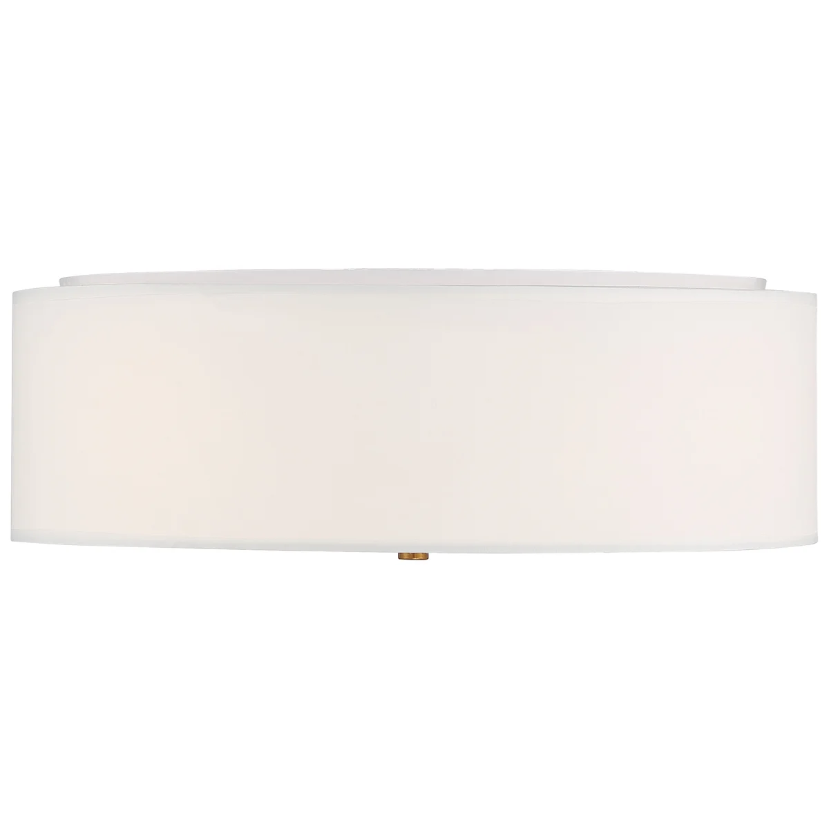 LED Flush Mount Ceiling Light, 2400 Lumens, 26W, 3000K, 120V, Antique Brushed Brass Finish, Mid Town Collection - Image 3