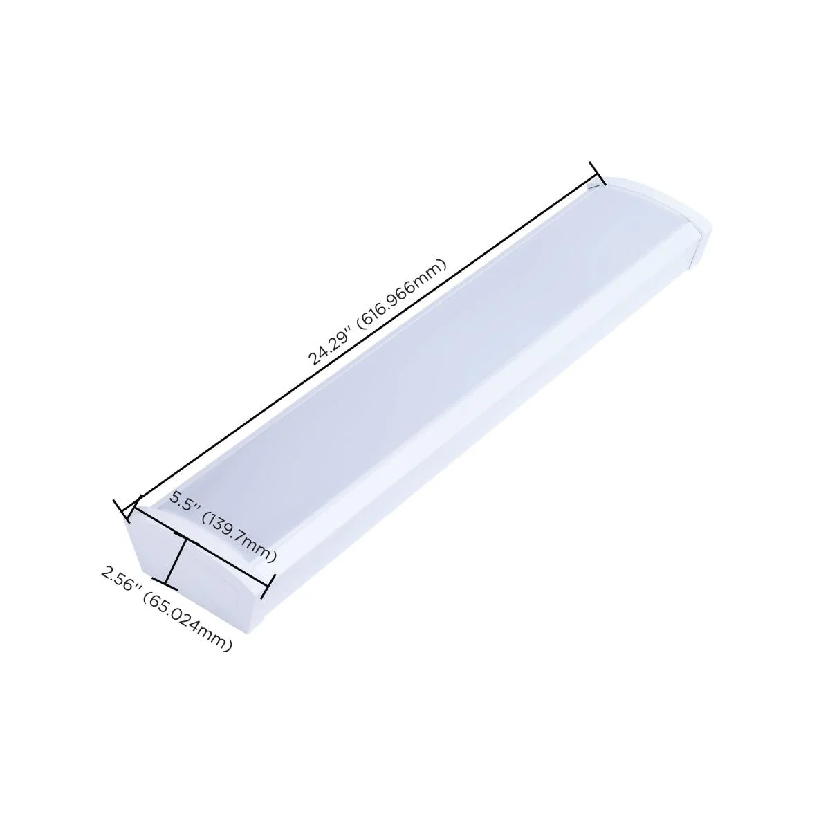 LED 2 Foot Ceiling Wrap; 20 Watts; 27K/30K/35K/40K/50K CCT Selectable; White Finish; 120-277 Volt - Image 2