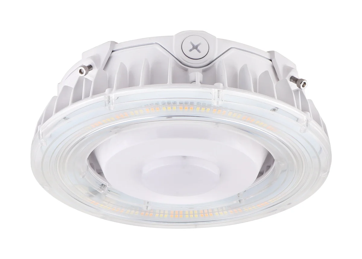 LED Canopy Light, 55 Watt, 6200-7500 Lumens, 120-277V, CCT Selectable, 3000K/4000K/5000K, White or Bronze Finish - Image 2