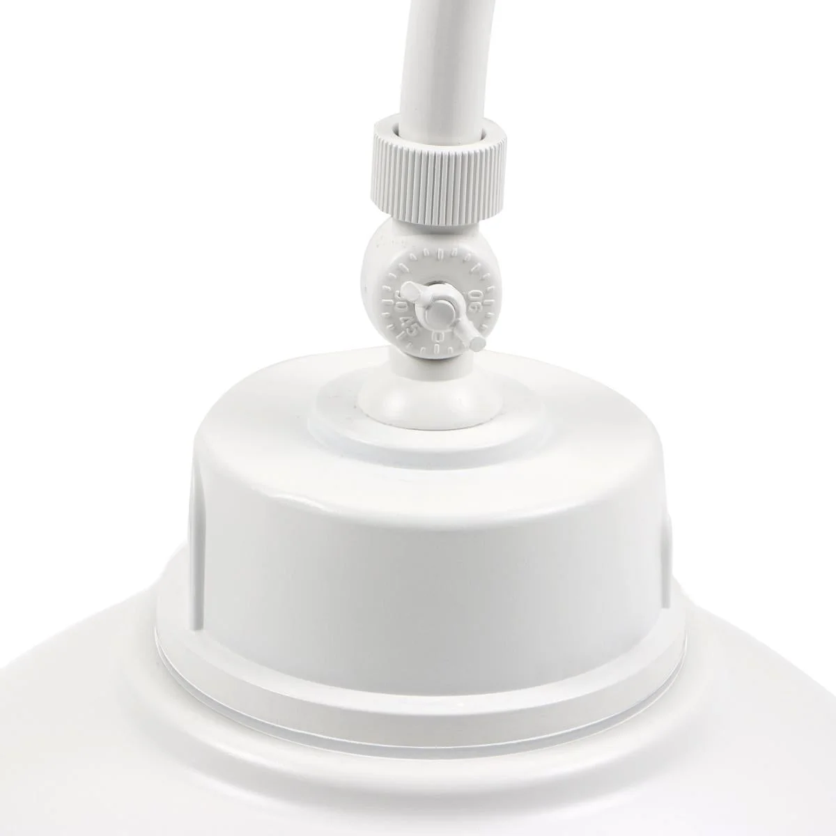 LED Gooseneck Fixture, Wattage and CCT Selectable, 5500 Lumen Max, Integrated Photocell, 120-277V, Finish White - Image 6