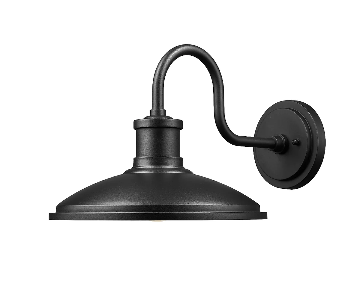 Calhoun 10" High 1-Light Outdoor Wall Sconce - Textured Black