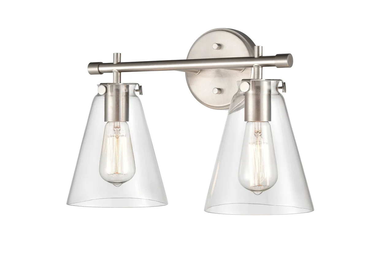 Millennium Lighting Two Light Vanity Aliza Series (Available in Modern Gold, Brushed Nickel, and Chrome Finishes) - Image 2