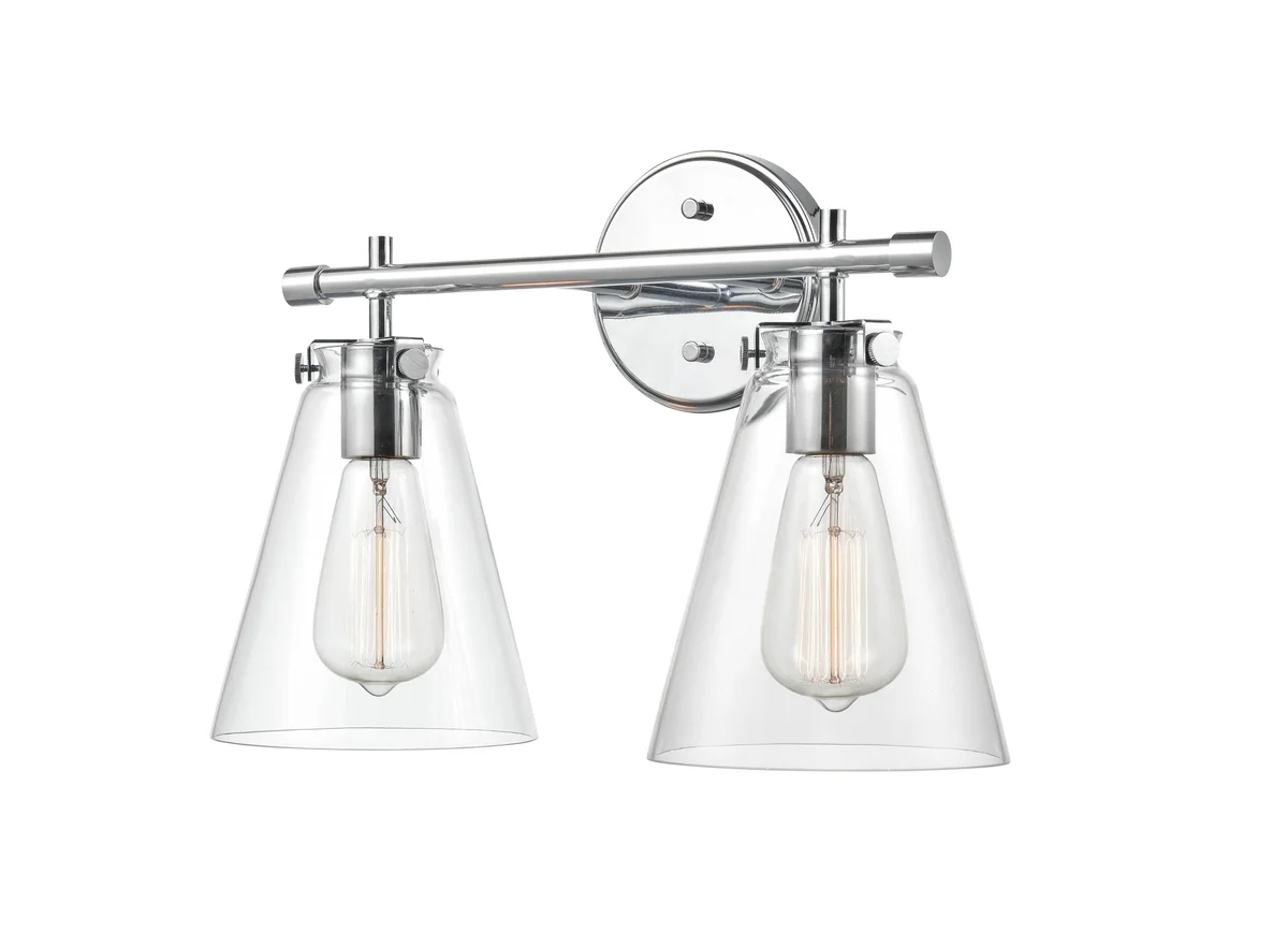 Millennium Lighting Two Light Vanity Aliza Series (Available in Modern Gold, Brushed Nickel, and Chrome Finishes) - Image 3