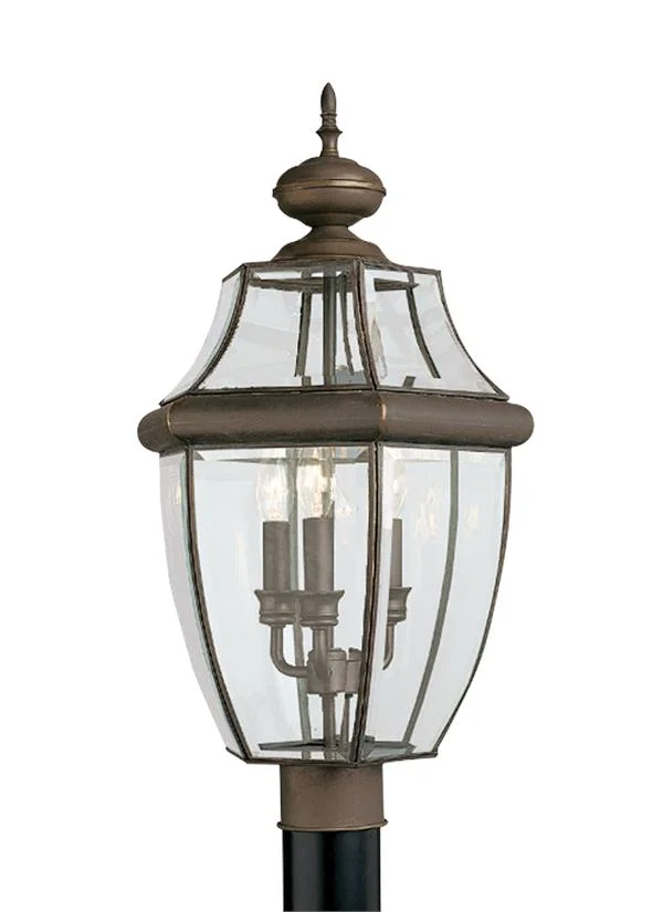 8239EN-02, Three Light Outdoor Post Lantern , Lancaster Collection - Image 3