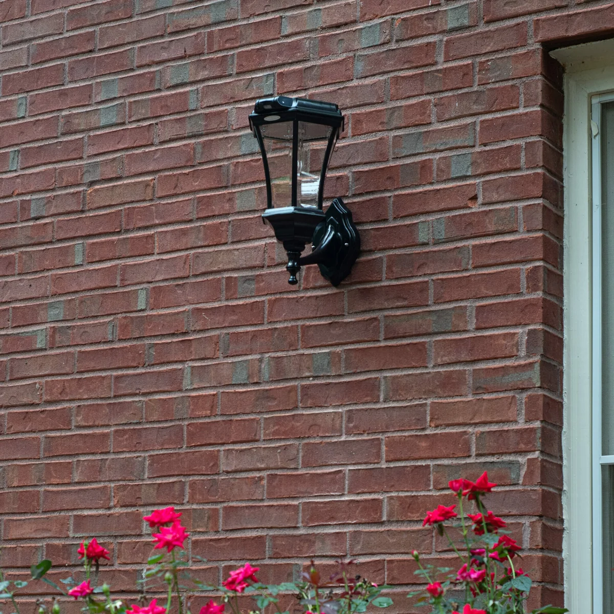 Victorian LED Solar Post Light W/ Motion Sensor, 100 Lumens, CCT Selectable 2700K, Black Finish, 3 Mounting Options Included - Image 6