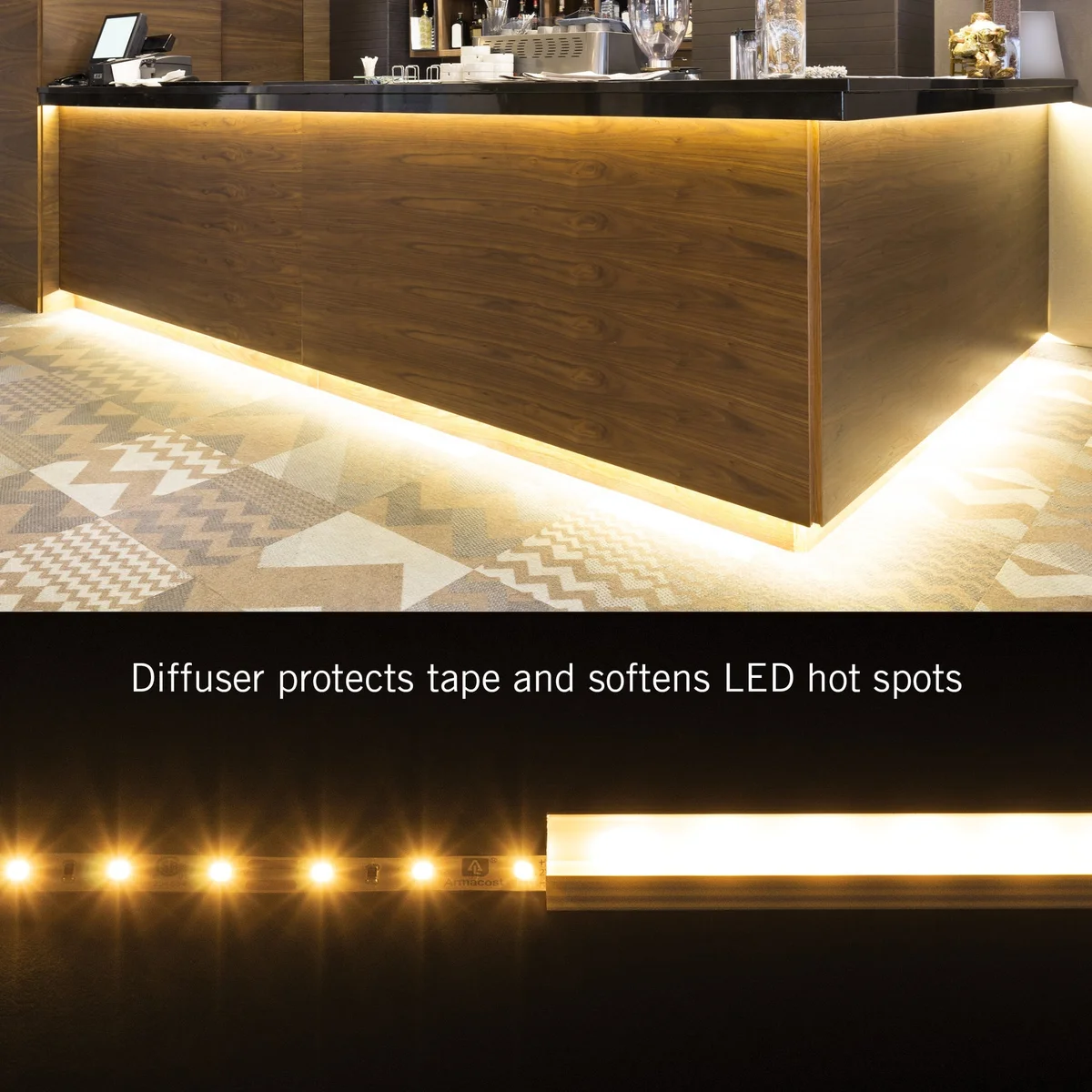 5 Pack LED Tape Light Mounting Channel - Image 8