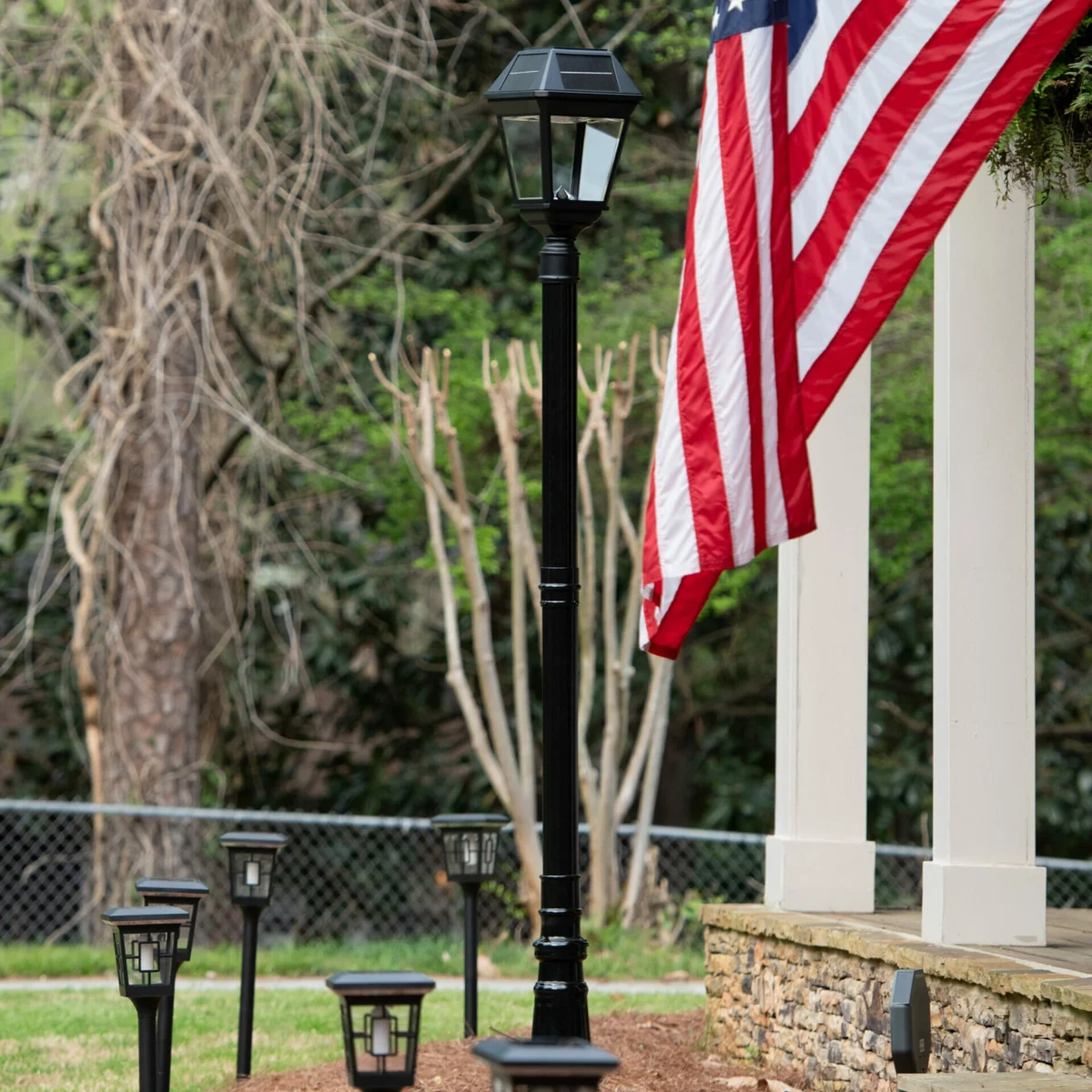 Gama Sonic Imperial III Commercial Solar Post Light, 300 Lumens, CCT Selectable 2700K/6000K - Image 10