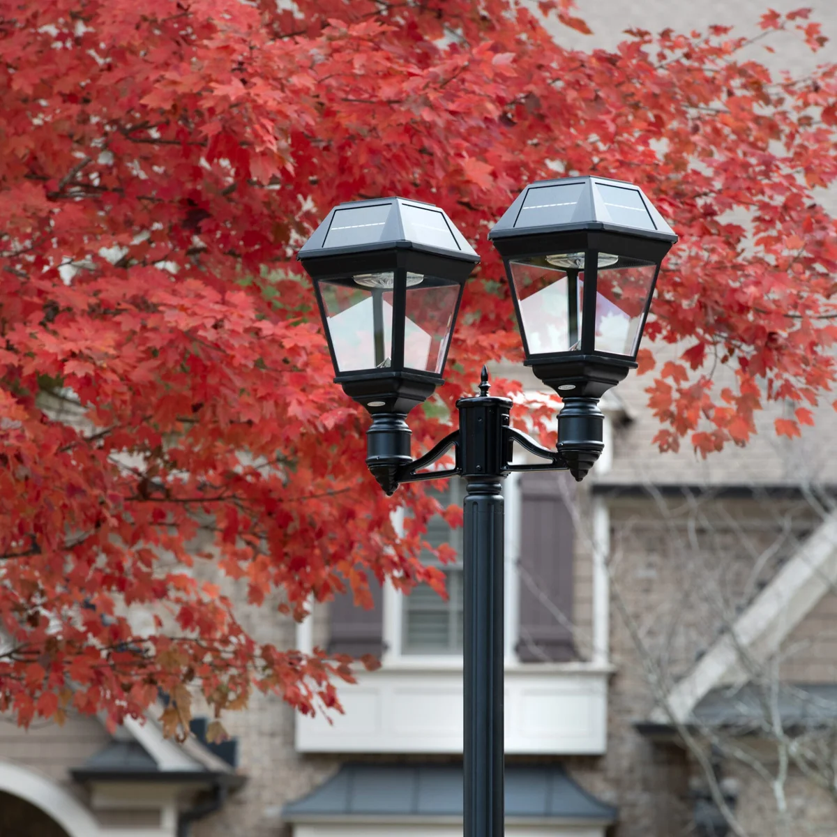 Gama Sonic Imperial III Commercial Solar Double Post Light, 600 Lumens, CCT Selectable 2700K/6000K - Image 5