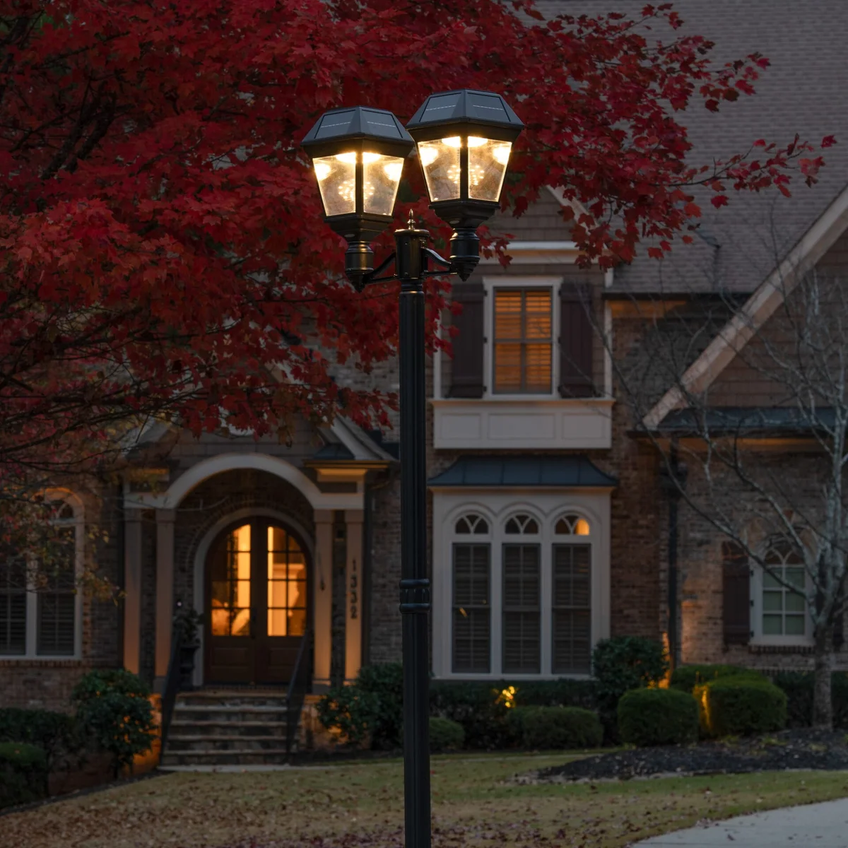 Gama Sonic Imperial III Commercial Solar Double Post Light, 600 Lumens, CCT Selectable 2700K/6000K - Image 6