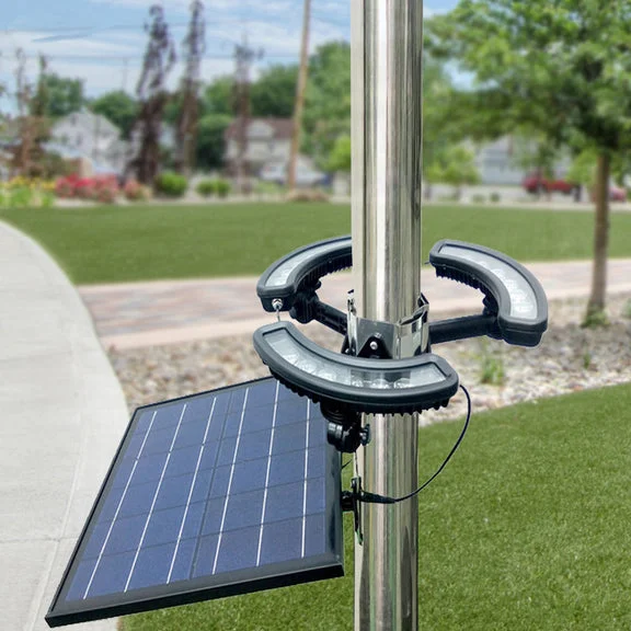 Apollo Solar Flagpole Light, 1980 Lumens, 18W, 6000K CCT - Image 6