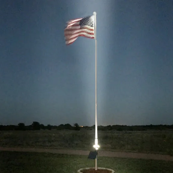 Apollo Solar Flagpole Light, 1980 Lumens, 18W, 6000K CCT - Image 7
