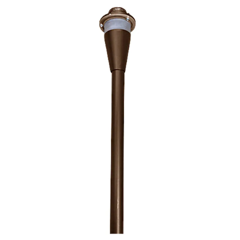 15in AA SERIES PATH LIGHT STEM RGBW PUSH BUTTON, 200 Lumens, Cap Option Available, Black, Antique Brass, or Oil-Rubbed Bronze - Image 3
