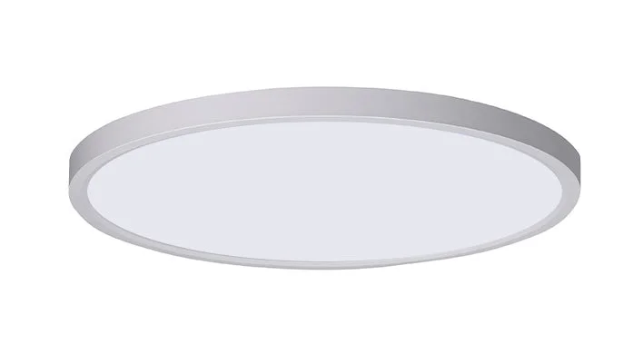12" LED Round Edge Lit Ceiling Light, 24W, CCT Selectable, 120V, Black, Nickel or White - Image 2