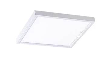 6PK 9" LED Square Edge Lit Ceiling Light, 18W, CCT Selectable, 120V, Black or White - Image 2
