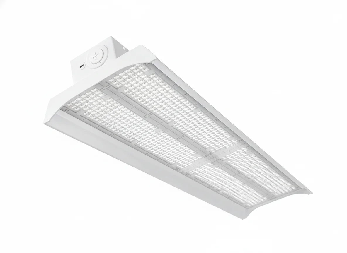 ASD LED Linear Narrow High Bay, 51,952 Lumen Max, Wattage and CCT Selectable, 120-277V