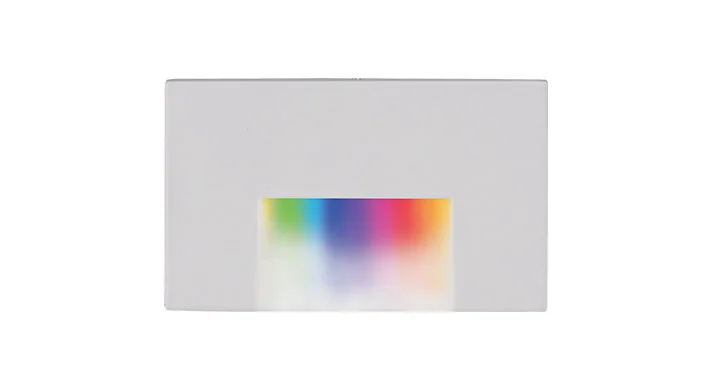 6PK RGBW LED Step Light, Horizontal, 3W, 2700-6500K, 120V, Black or White Finish - Image 2