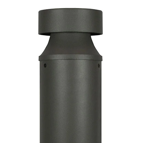 40" AmberLED Full Cutoff Bollard, 1400K, 14W, 360°, 120-277V, Black or Bronze
