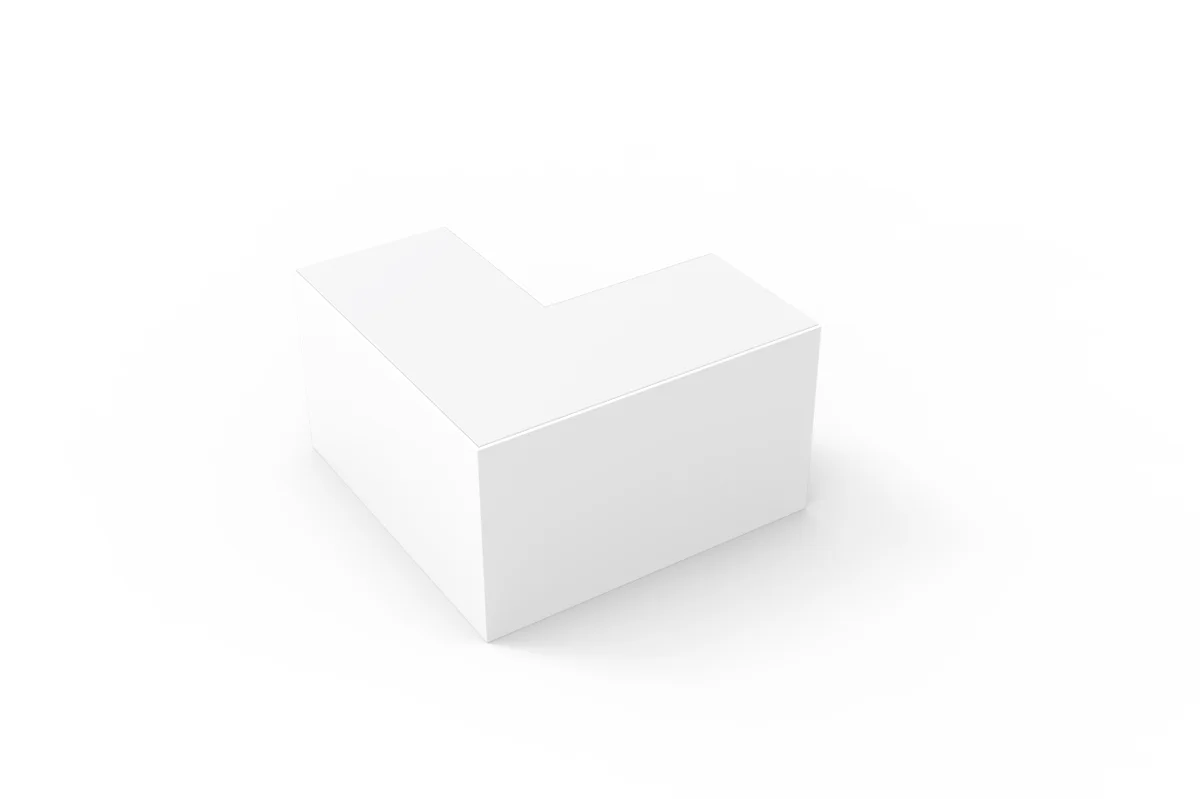 G2 L Shape Linear Architectural Beam Connector, White or Black Finish - Image 2