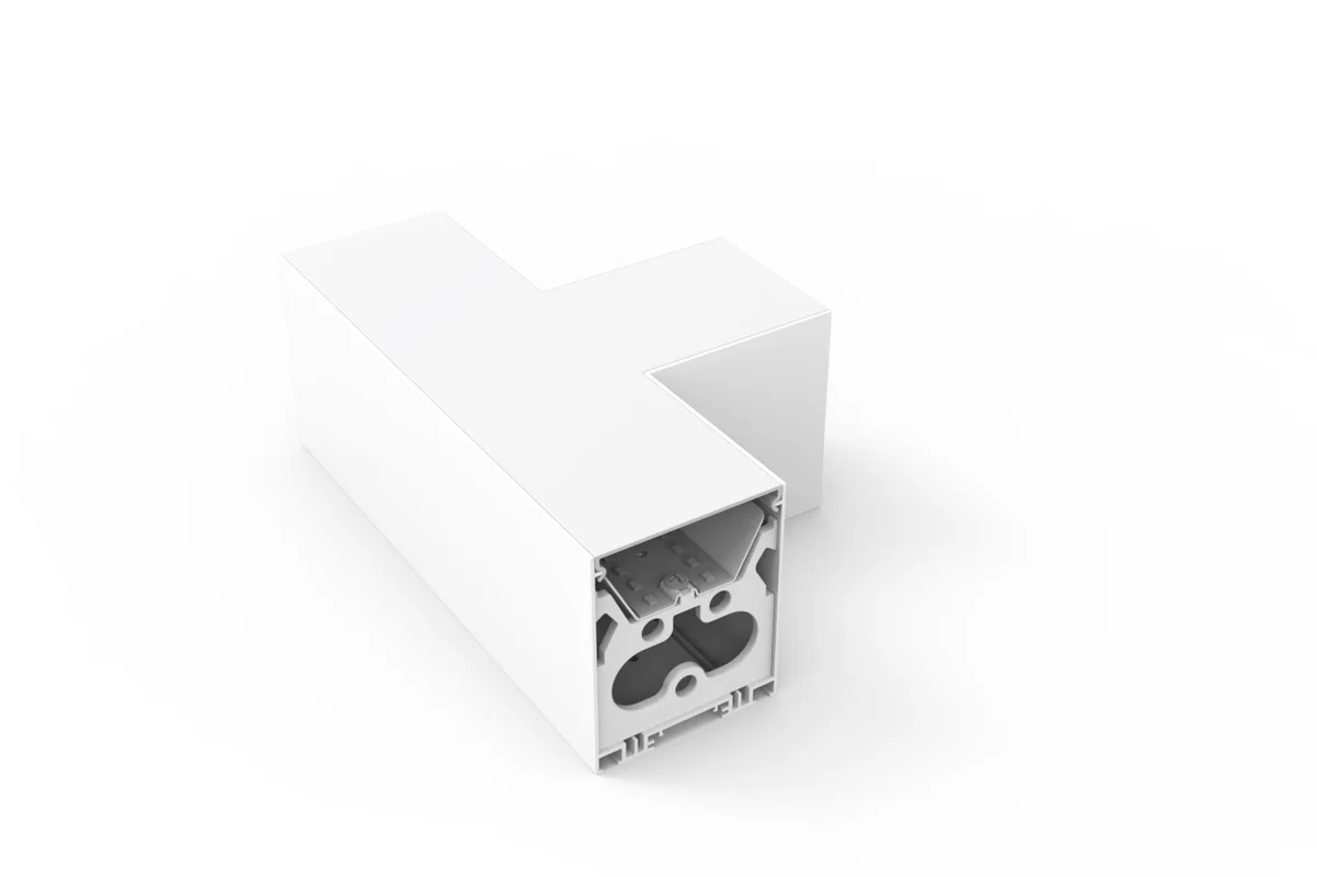 G2 T Shape Linear Architectural Beam Connector, White or Black Finish - Image 2