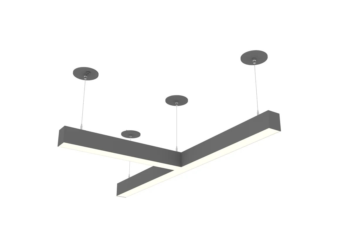 G2 T Shape Linear Architectural Beam Connector, White or Black Finish - Image 3