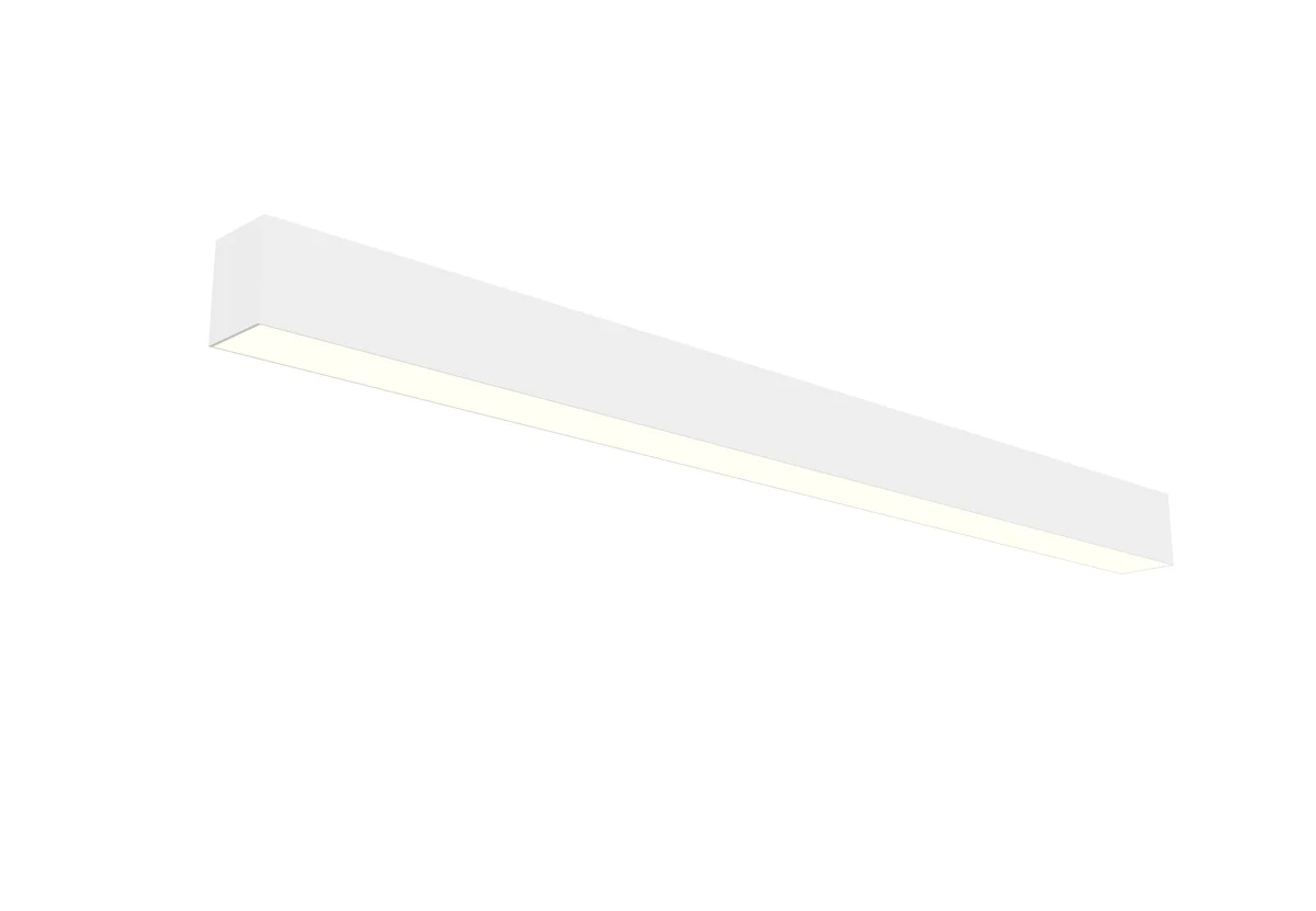 6 FT LED Direct/Indirect Suspended Linear Fixture, 8250 Lumen Max, Wattage and CCT Selectable, 120-277V, Black or White Finish - Image 10