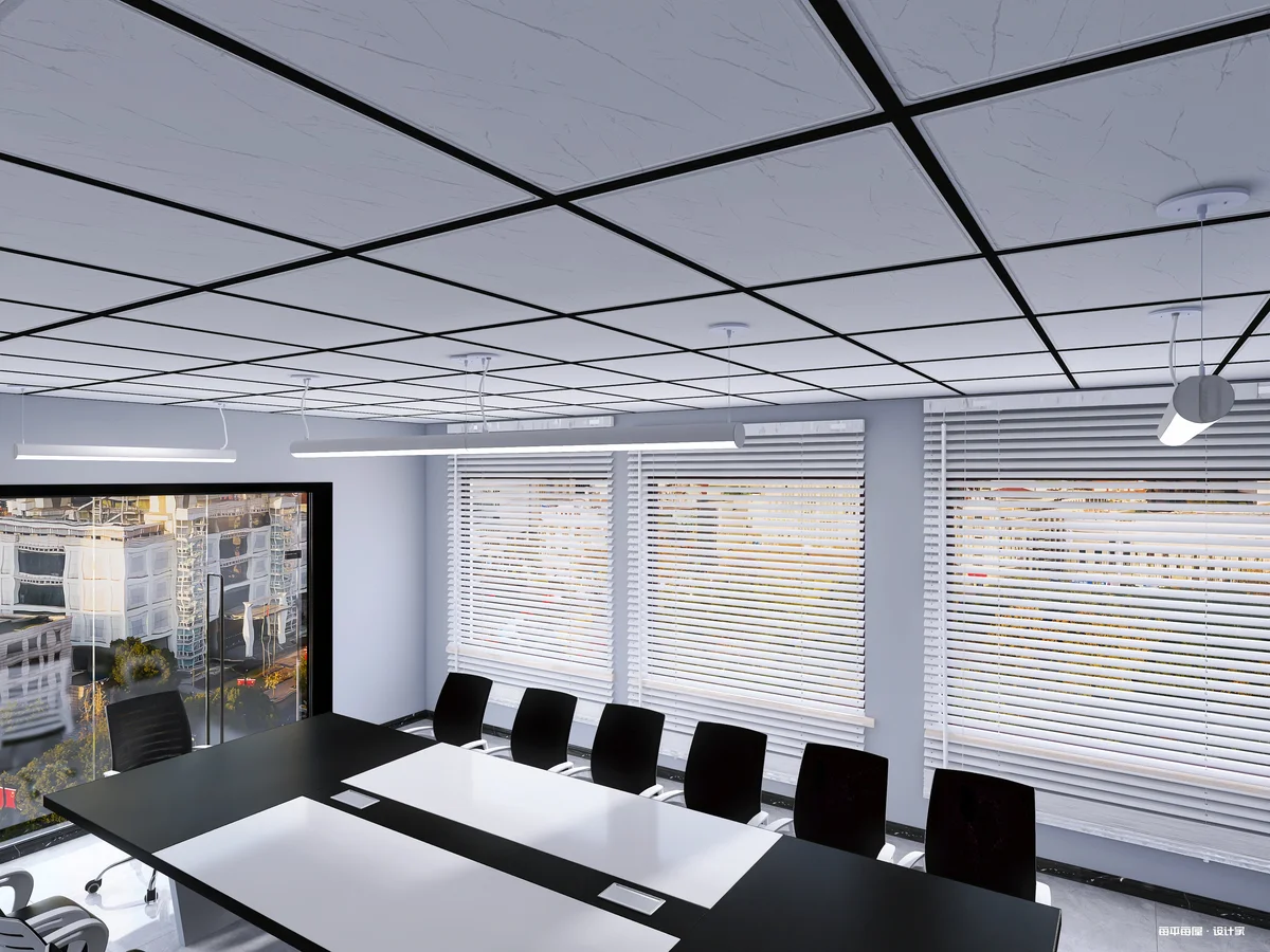 8 FT LED Suspended Linear Fixture G2, 9600 Lumen Max, 80W, CCT Selectable, 120-277V, White or Black Finish - Image 5