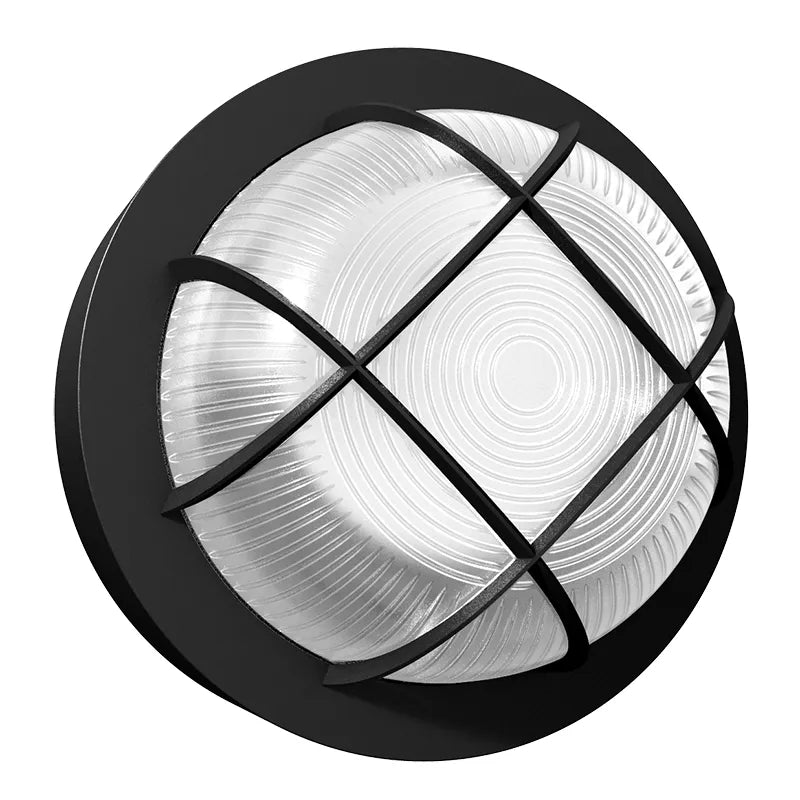 Round Bulkheads with Photocell, 850 Lumens, Wattage and CCT Selectable, 120-277V, Bronze or Black Finish - Image 3