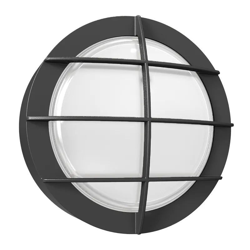 Round Bulkheads with Photocell, 1275 Lumens, Wattage and CCT Selectable, 120-277V, Bronze or Black Finish - Image 4