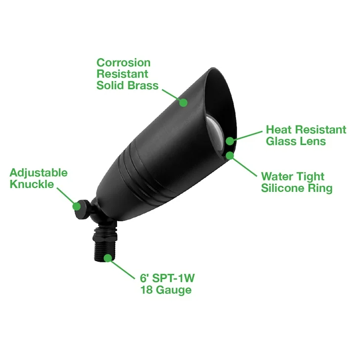 Landscape Bullet Light - MR-16: Style 3: Traditional, 12V, Oil Rubbed Bronze or Matte Black - Image 5