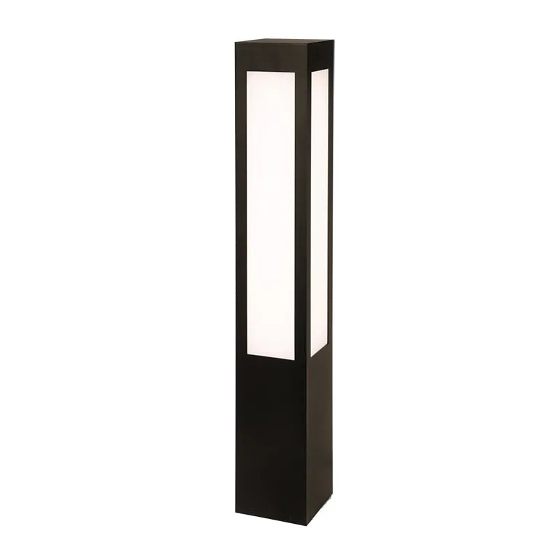 40" Square Bollard Long Lens, 1375 Lumen Max, Wattage and CCT Selectable, 120-277V, Black or Bronze Finish - Image 2
