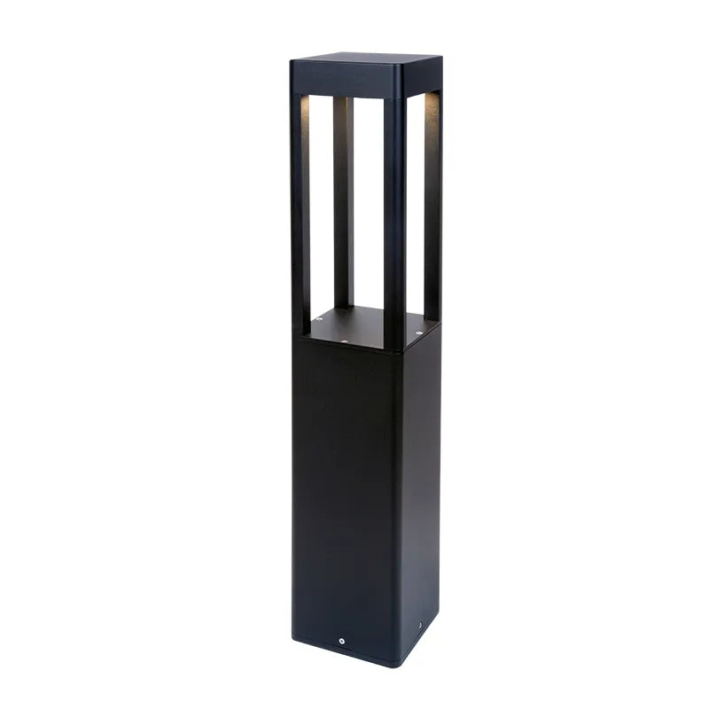 32" Square Bollard Open Design, 1375 Lumen Max, Wattage and CCT Selectable, Bronze or Black - Image 2