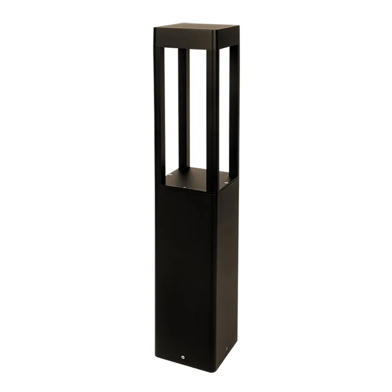 32" Square Bollard Open Design, 1375 Lumen Max, Wattage and CCT Selectable, Bronze or Black - Image 3