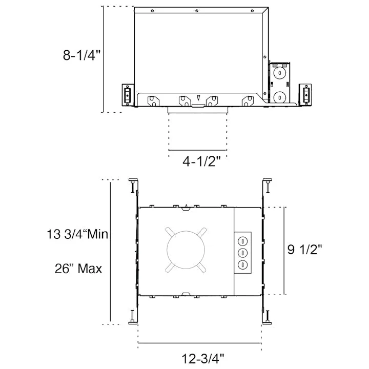 4" Fire Rated New Construction Can, 120-277V - Image 3