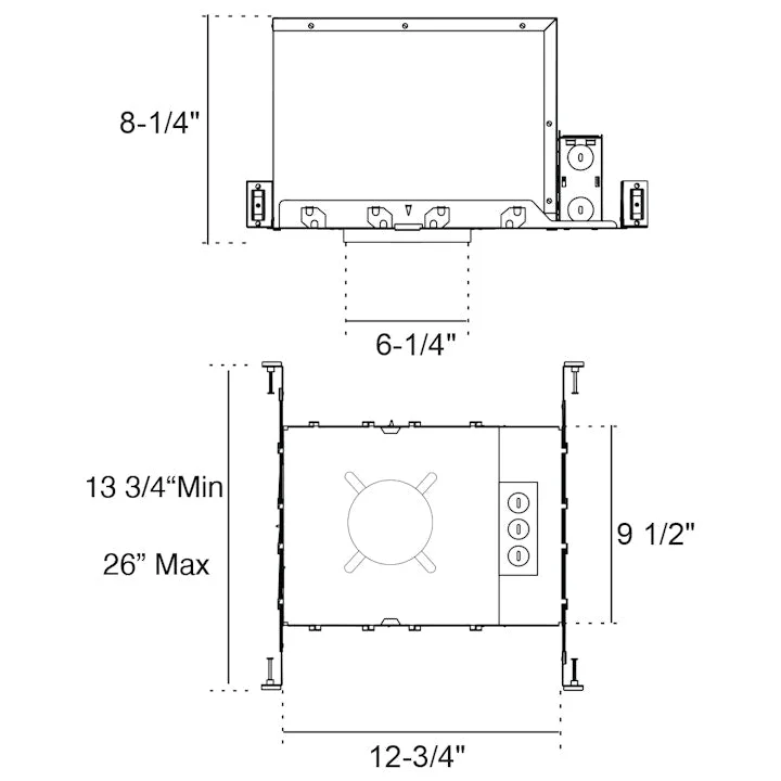 6" Fire Rated New Construction Can, 120-277V - Image 3