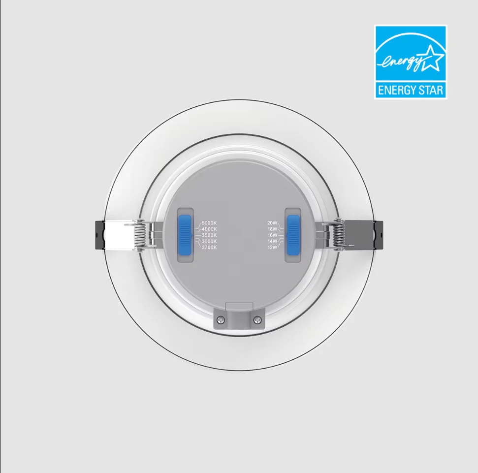 8" LED Commercial Downlight, 3500 Lumen Max, Wattage and CCT Selectable, 120-277V - Image 2