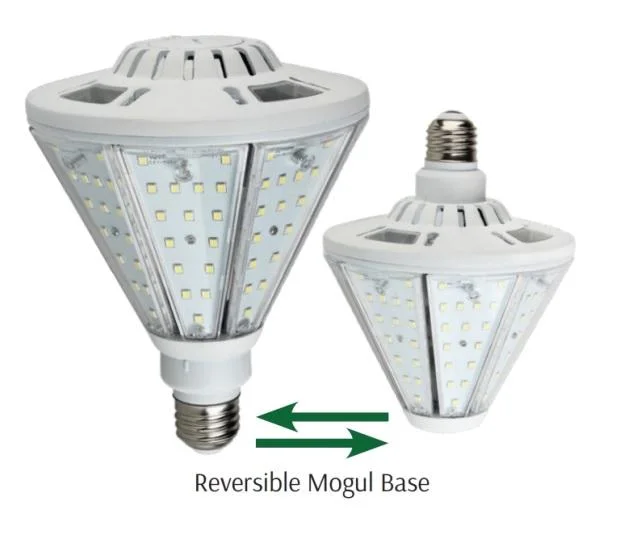 LED Post Top Corn Lamp with Reversable Mogul Base, 40 watt, 120-277V, E39 Base - Image 2