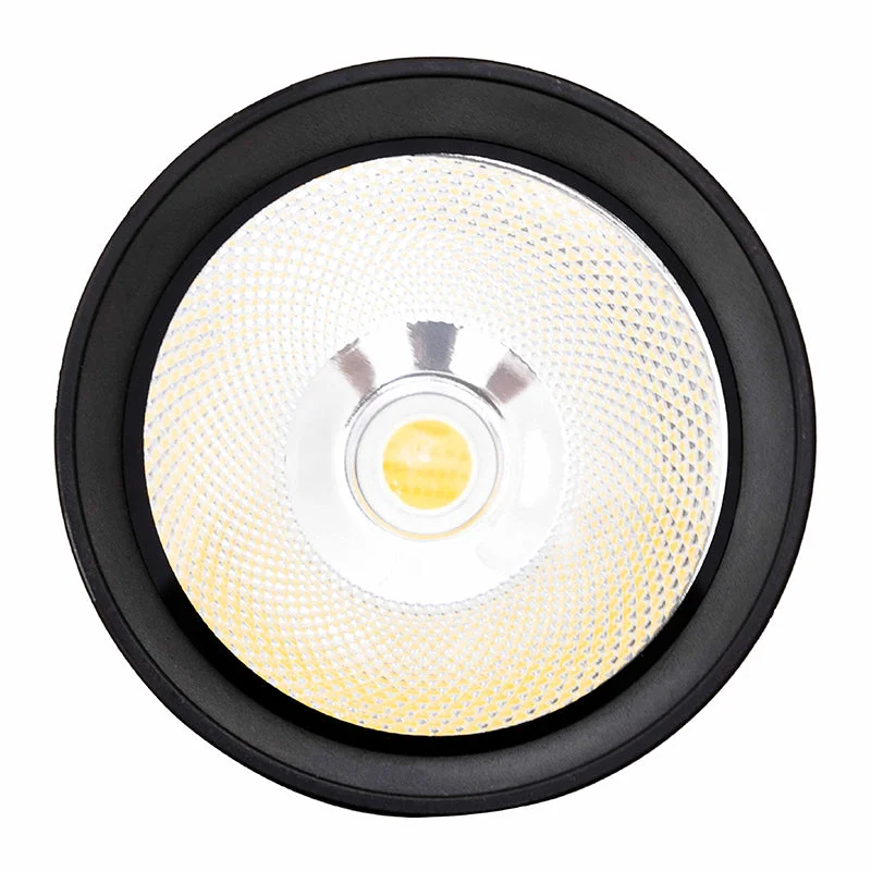 4" Ceiling Mount Cylinder Light, Triac Dimming, CCT & Wattage Selectable, 120-277V, Black - Image 3