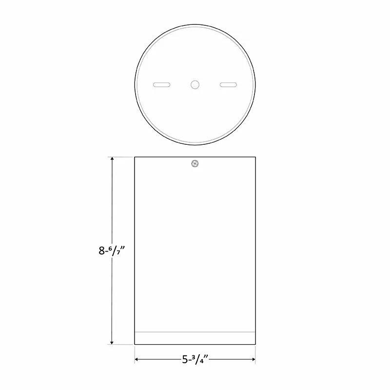 6" Ceiling Mount Cylinder Light, 2,625 Lumens, CCT & Wattage Selectable, 120-277V, White - Image 3